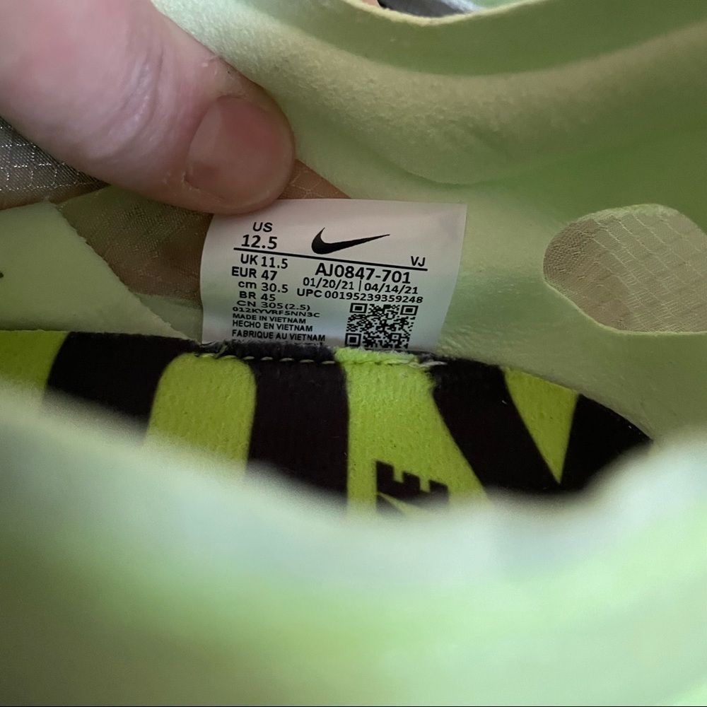NWOT Nike Zoom Victory 5 XC Track and Field Shoes Distance Spikes Volt - Picture 5 of 6